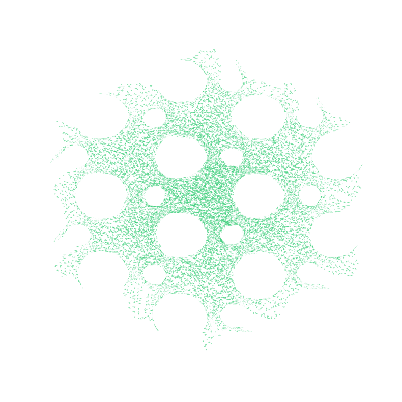 Superluminal glass lattice structure — architected void space for n=1.15
